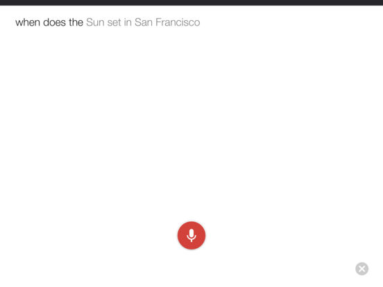 Screenshots of Chrome for iPad