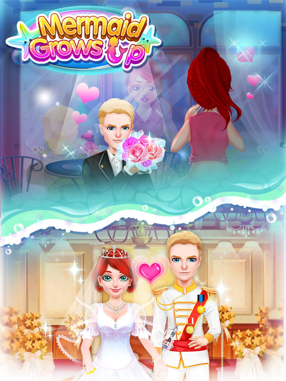 Mermaid Grows Up - Makeover, Dressup & SPA Games FREEscreeshot 5