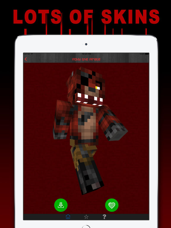 Screenshots of Free Skins for Minecraft PE (Pocket Edition)- Newest Skin for FNAF for iPad