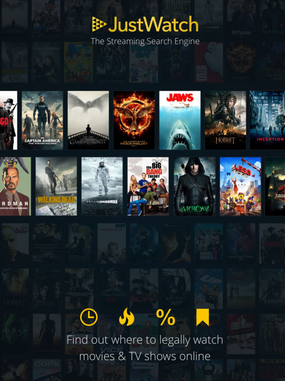 Justwatch Streaming Search Engine For Movies And Tv Shows Screenshot