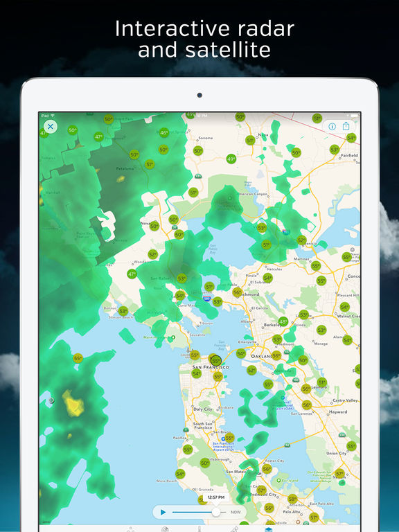 Screenshots of Weather Underground: Forecasts for iPad