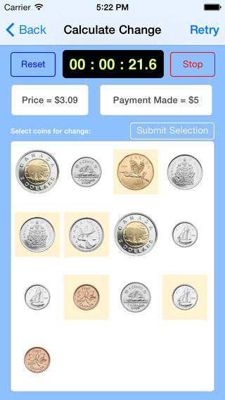 【免費教育App】Money Maths - Canadian Coins-APP點子