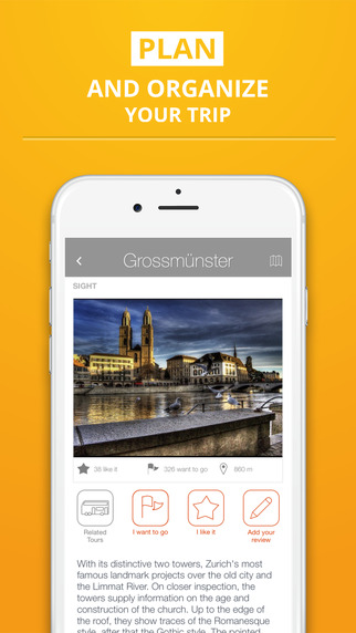 【免費旅遊App】Zurich - your travel guide with offline maps from tripwolf (guide for sights, restaurants and hotels)-APP點子