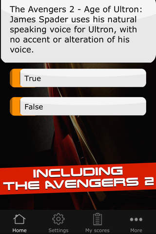 Superhero Quiz - Fantastic trivia game app about famous comic books, movies and films from 2015 & before screenshot 2