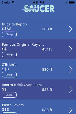 Saucer Pizza screenshot 2