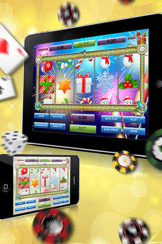 Silver Moon Slots - Christmas Free Gambling Game! screenshot 2