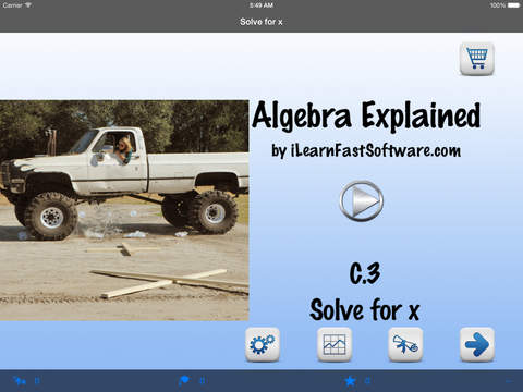 【免費教育App】Algebra Explained c. 3 Solve for x-APP點子