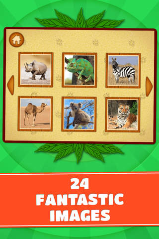 Savanna & Desert Animals Puzzles – Logic Game for Toddlers, Preschool Kids, Little Boys and Girls screenshot 2