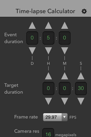 Time-lapse Calculator screenshot 3