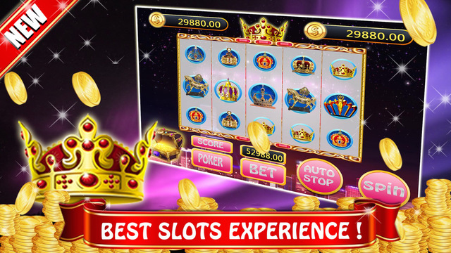Golden Crown - Luxury Las Vegas Lucky Jackpot Mania Game Free
