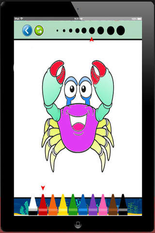 Sea Animals Coloring Book screenshot 4