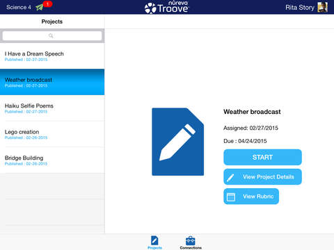 Nureva™ Troove™ digital portfolio software screenshot 3