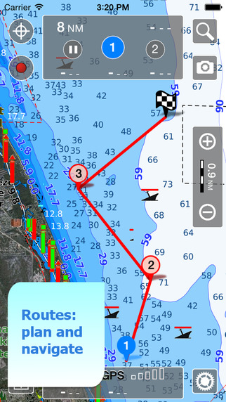 免費下載交通運輸APP|Aqua Map Bahamas Pro - Marine GPS Offline Wavey Line Raster for Fishing, Boating and Sailing app開箱文|APP開箱王