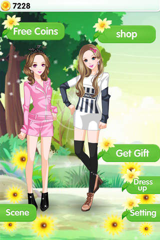 Sisters Summer Fashion - dress up games for girls screenshot 4