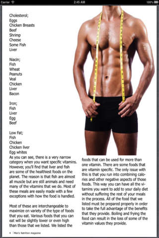 Men’s Diet Magazine screenshot 2