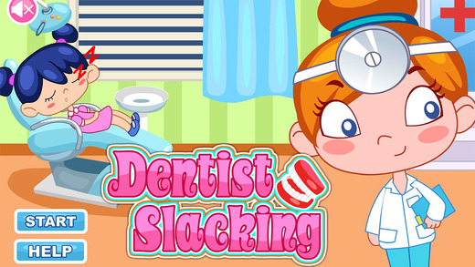 Dentist Slacking Game Do funny tricks with small games