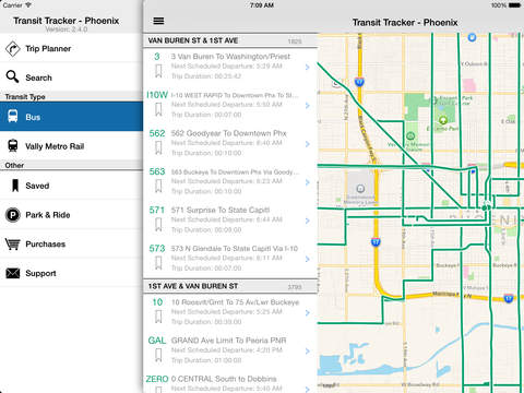 【免費交通運輸App】Transit Tracker - Phoenix (VM)-APP點子