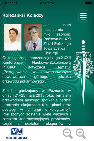 XXI Zjazd Polskiego Towarzystwa Chirurgii Onkologicznej screenshot 4