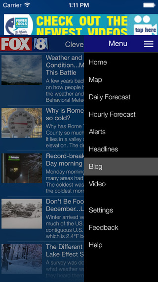 免費下載天氣APP|FOX8 Cleveland Weather app開箱文|APP開箱王