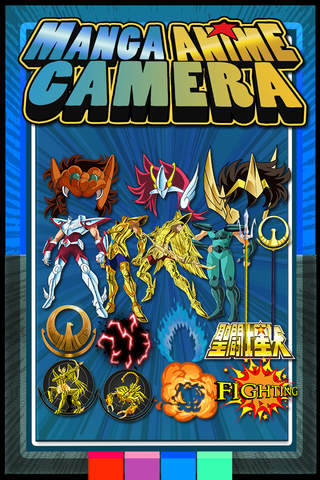 CamCCM – Sticker Camera Saint Seiya : Dress Up knights of Manga & Anime Style screenshot 4