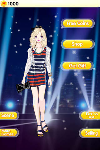 Fashion Star Girl - dress up game for girls screenshot 4