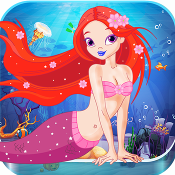 Adorable Little Mermaid Princess in Fish Paradise Pro : Swim and dive in cute under-water fairy ocean game with fishes having bubble fins 遊戲 App LOGO-APP開箱王
