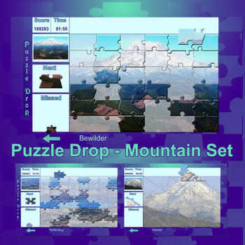 Puzzle Drop - Mountain Set LOGO-APP點子