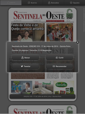 【免費新聞App】Jornal Sentinela do Oeste-APP點子