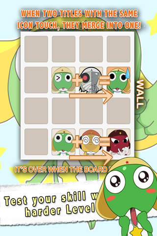 2048 Puzzle Keroro Gunso Edition:The Logic games 2014 screenshot 2