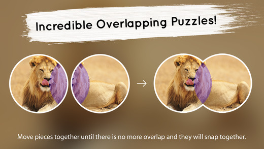 【免費遊戲App】Venn Lions: Overlapping Jigsaw Puzzles-APP點子