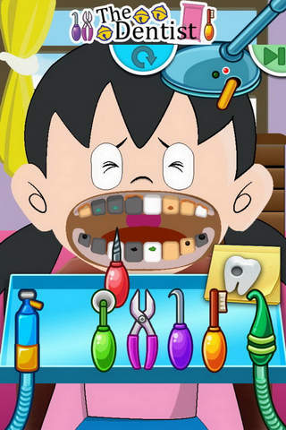 Dentist Game Kids Doraemon Version screenshot 2