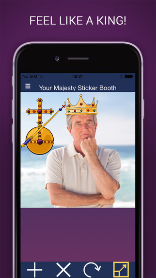 Your Majesty Sticker Booth