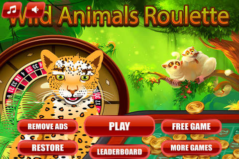 Animals & Wild Life Kingdom Roulette Casino Spin Play & Win the Big Jackpot Free screenshot 3