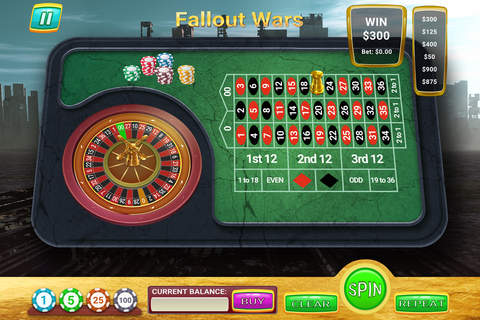 Fallout Wars Apocalypse Roulette - FREE - Radioactive Future Vegas Casino Game screenshot 2