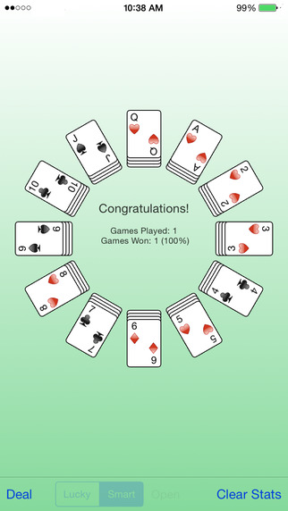 【免費遊戲App】Smart Clock Solitaire-APP點子