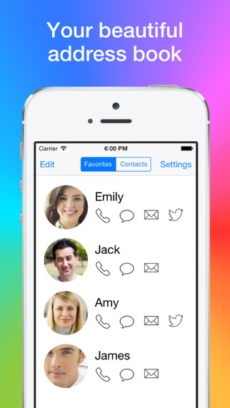 【免費社交App】Contact[s] - Your Beautiful Address Book-APP點子