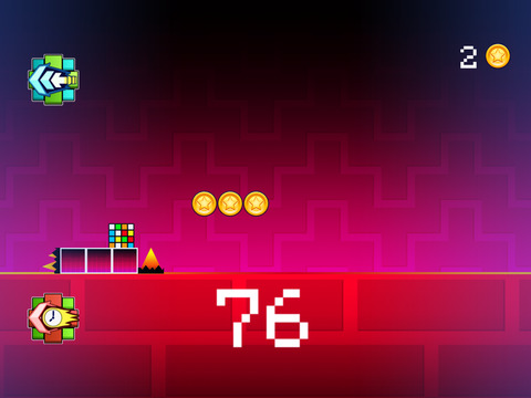 【免費遊戲App】Blocky Rubik Tappy - Impossible Pixels Escape Jump Avoid The Spikes-APP點子