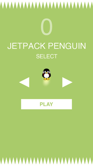 Jetpack Penguin - Avoid the Spikes