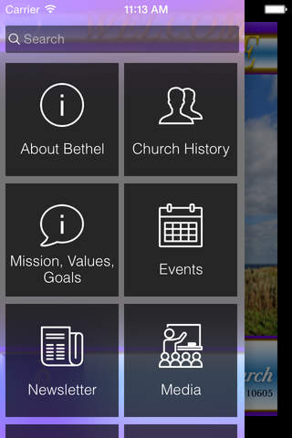 Bethel Baptist Church WP screenshot 2