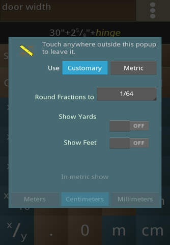 Inches+Meters Calculator Free screenshot 3