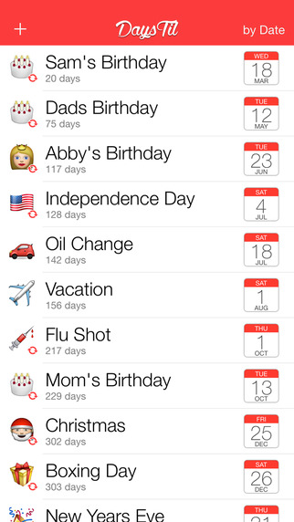 【免費工具App】Days 'Til for iOS-APP點子