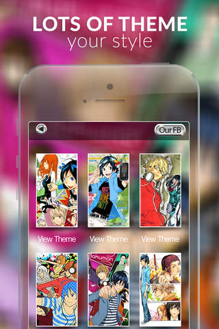 Anime Wall : HD Retina Wallpapers Themes and Bakuman Background screenshot 2