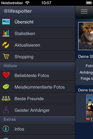 InstaCounter - "Statistics for Instagram with Ranking, Photo Effects and Full Sizer" screenshot 2