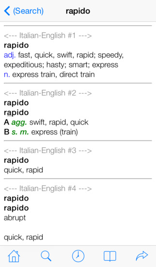QuickDict Italian-English