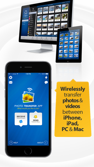 Photo Transfer App LITE - Easily copy delete share and backup pictures and videos over wifi between 