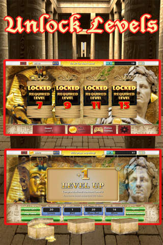 A Caesars Diamond Deluxe Slots Casino VS Cleopatra's High Roller Pyramid Destiny screenshot 2