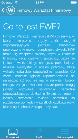 【免費財經App】Firmowy Warsztat Finansowy-APP點子