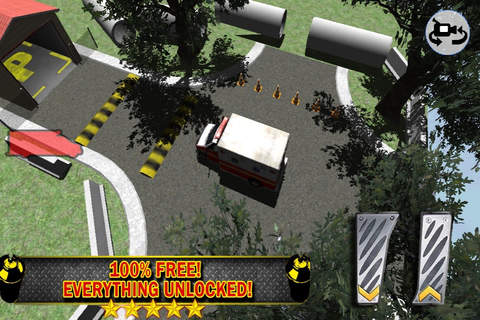 'Ambulance 3D Parking Simulator - Real Emergency Car Driving Simulator Racing Games screenshot 2