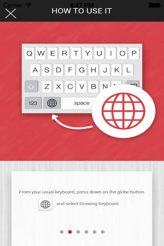 Drawing Keyboard - Scribble & Doodle Keyboard in Messaging Apps for iOS8 screenshot 3