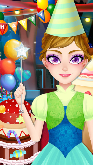 Ice Princess Birthday Adventure - Girls Doctor Care Cooking Game